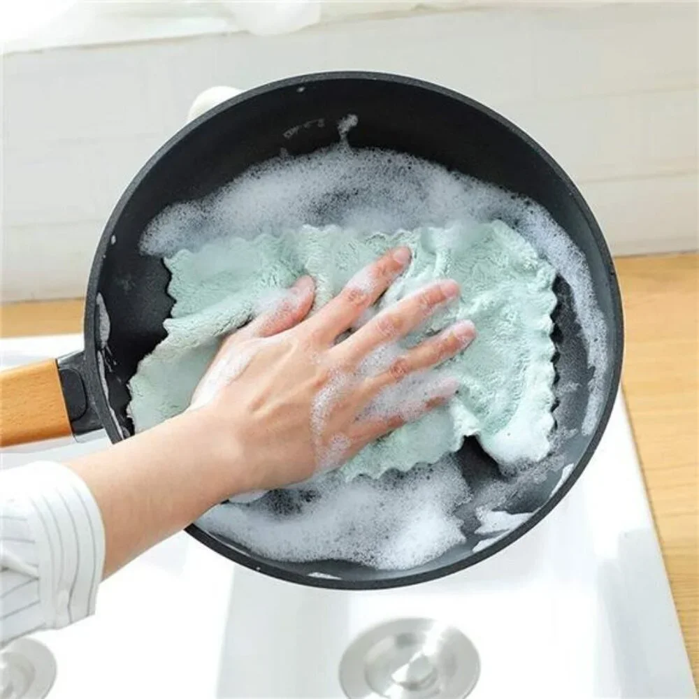12 Pack Microfiber Dish Towels Super Absorbent Fast Drying Kitchen Rags